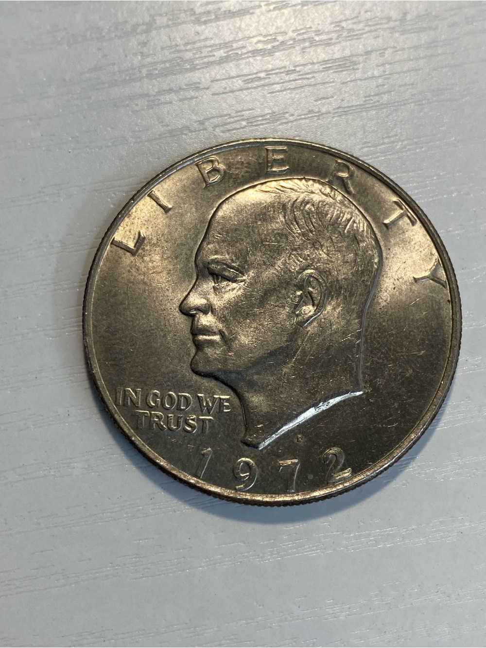 1972 D Eisenhower Dollar